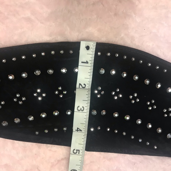 Velvet wrap around tie belt - Picture 4 of 6